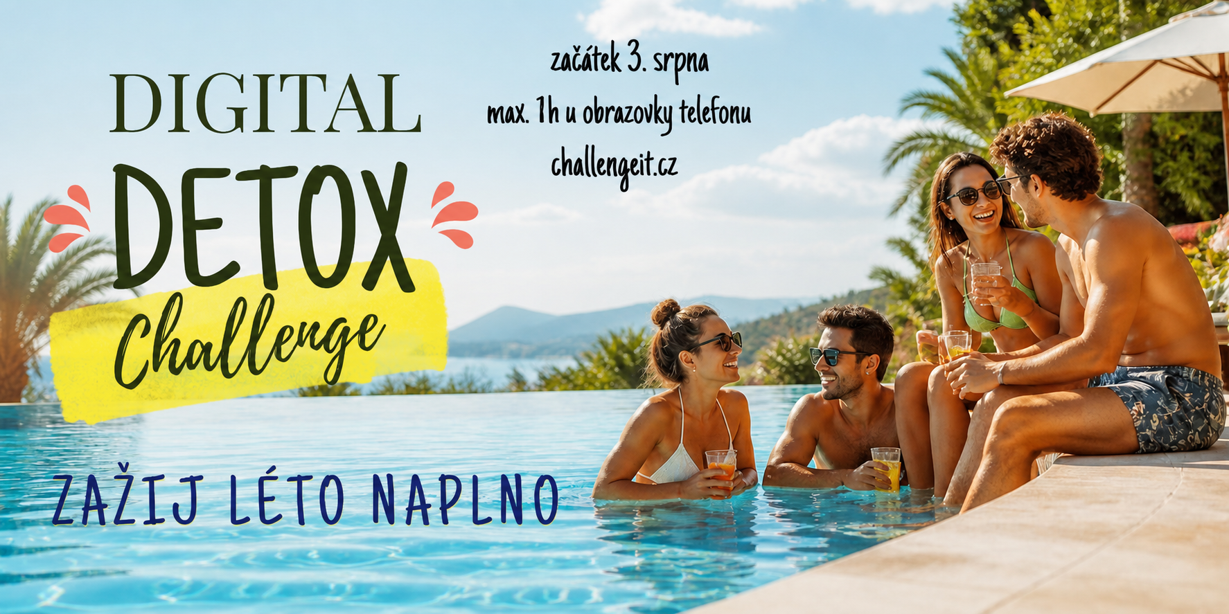 Digital Detox Challenge — začínáme 3. srpna